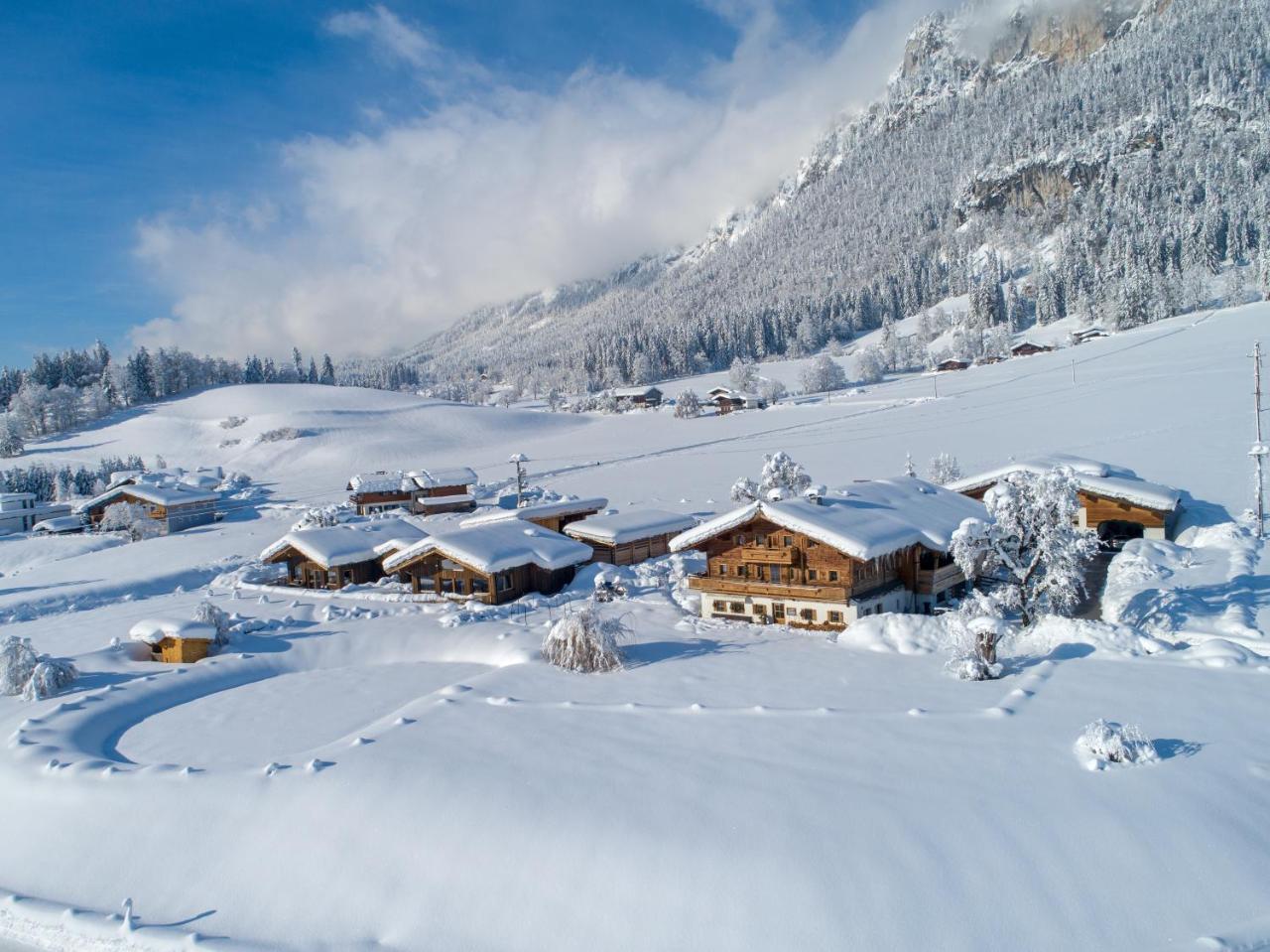 Narzenhof Wellness Chalets, Familien&Luxus Apartments am Bauernhof St. Johann in Tirol Exterior foto